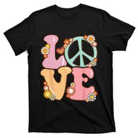 Peace Sign Love 60s 70s Costume Groovy Hippie T-Shirt