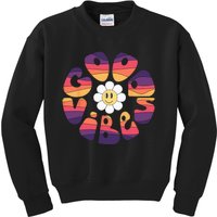 PEACE SIGN LOVE 60s 70s Tie Dye Hippie Halloween Costume Kids Sweatshirt