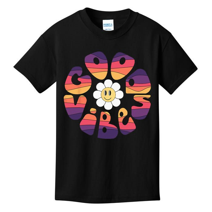 PEACE SIGN LOVE 60s 70s Tie Dye Hippie Halloween Costume Kids T-Shirt