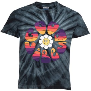 PEACE SIGN LOVE 60s 70s Tie Dye Hippie Halloween Costume Kids Tie-Dye T-Shirt