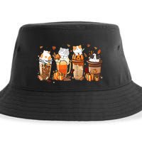 Pumpkin Spice Latte Costume For Cats Lover Cute Autumn Fall Sustainable Bucket Hat