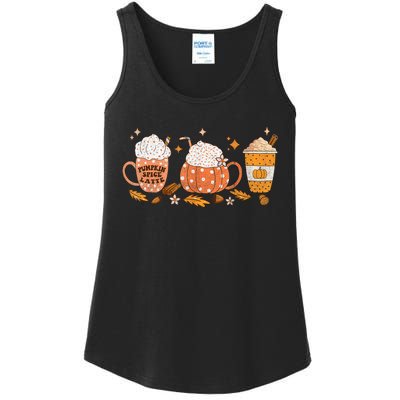 Pumpkin Spice Latte Fall Vibes Autumn Pumpkin Spice Coffee Ladies Essential Tank