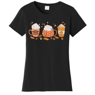 Pumpkin Spice Latte Fall Vibes Autumn Pumpkin Spice Coffee Women's T-Shirt