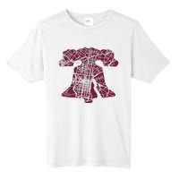 Philadelphia Street Map Liberty Bell Vintage Maroon P.Hilly Tall Fusion ChromaSoft Performance T-Shirt