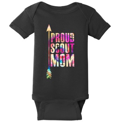 Proud Scout Mom Parent Mother Of Club Baby Bodysuit