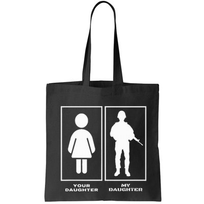 Proud Soldier Mom Dad Your Daughter My Daughter Military Bag