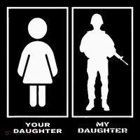 Proud Soldier Mom Dad Your Daughter My Daughter Military Kids T-Shirt