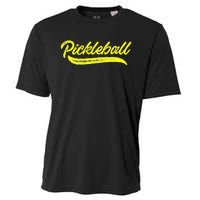 Pickleball Squad Match Retro Vintage Pickleball Cooling Performance Crew T-Shirt