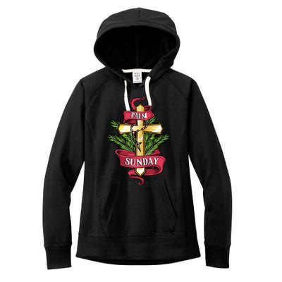 Palm Sunday Meaningful Gift Women's Fleece Hoodie