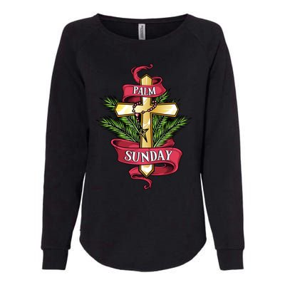 Palm Sunday Meaningful Gift Womens California Wash Sweatshirt