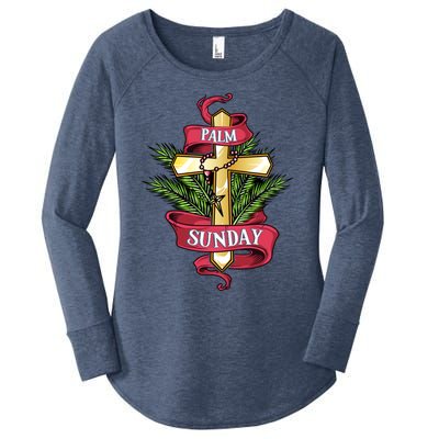 Palm Sunday Meaningful Gift Women's Perfect Tri Tunic Long Sleeve Shirt