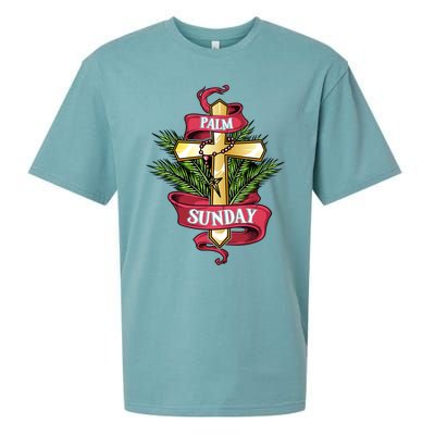 Palm Sunday Meaningful Gift Sueded Cloud Jersey T-Shirt