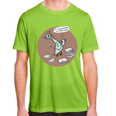 Pigeon So Many Books So Little Time It's Good Day To Read Book Piggie Gerald Adult ChromaSoft Performance T-Shirt