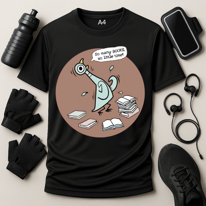Pigeon So Many Books So Little Time It's Good Day To Read Book Piggie Gerald Performance Shirt