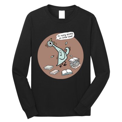 Pigeon So Many Books So Little Time It's Good Day To Read Book Piggie Gerald Long Sleeve Shirt