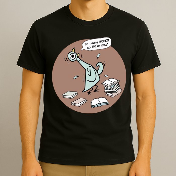 Pigeon So Many Books So Little Time It's Good Day To Read Book Piggie Gerald T-Shirt