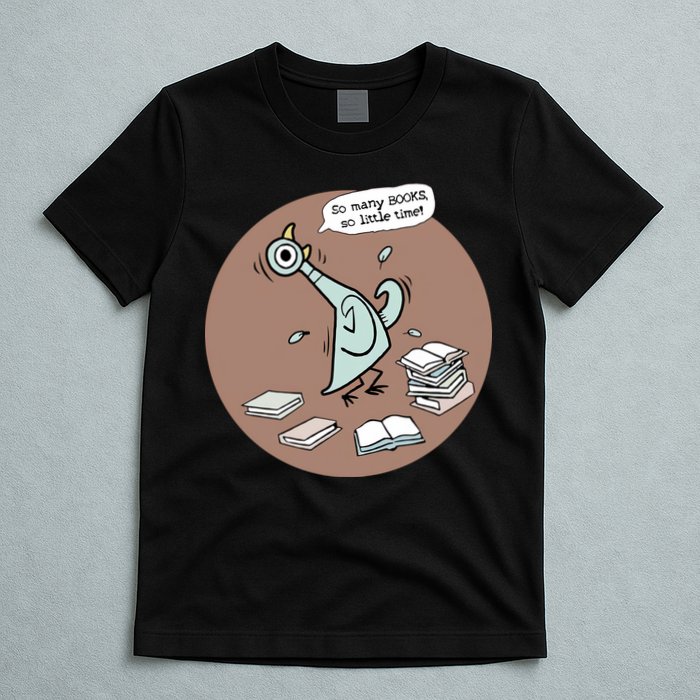 Pigeon So Many Books So Little Time It's Good Day To Read Book Piggie Gerald T-Shirt