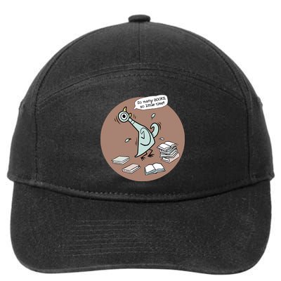 Pigeon So Many Books So Little Time It's Good Day To Read Book Piggie Gerald 7-Panel Snapback Hat