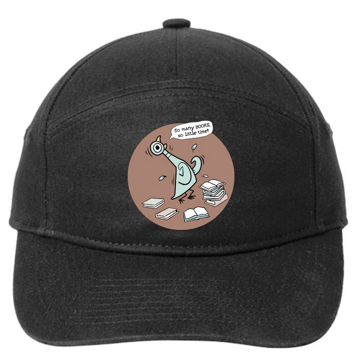 Pigeon So Many Books So Little Time It's Good Day To Read Book Piggie Gerald 7-Panel Snapback Hat