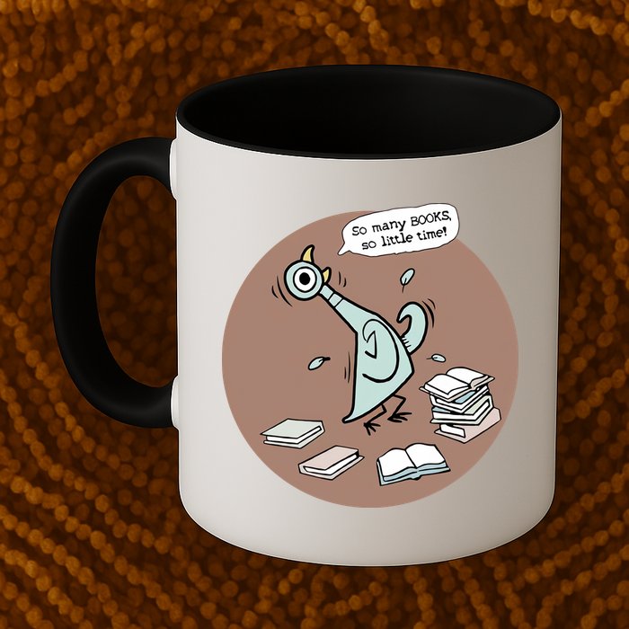 Pigeon So Many Books So Little Time It's Good Day To Read Book Piggie Gerald Mug