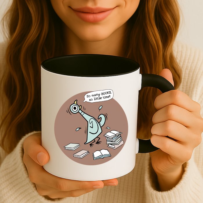 Pigeon So Many Books So Little Time It's Good Day To Read Book Piggie Gerald Mug