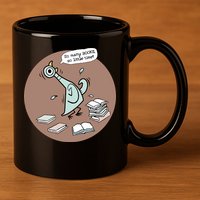 Pigeon So Many Books So Little Time It's Good Day To Read Book Piggie Gerald 11oz C Handle Ceramic Mug