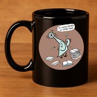 Pigeon So Many Books So Little Time It's Good Day To Read Book Piggie Gerald 11oz C Handle Ceramic Mug