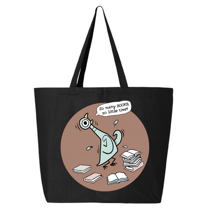 Pigeon So Many Books So Little Time It's Good Day To Read Book Piggie Gerald 25L Jumbo Tote