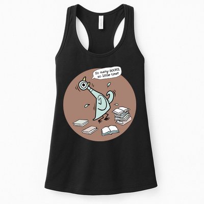 Pigeon So Many Books So Little Time It's Good Day To Read Book Piggie Gerald Womens Tank Top