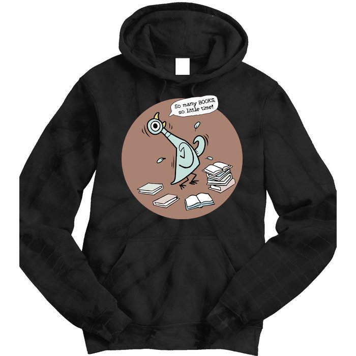 Pigeon So Many Books So Little Time It's Good Day To Read Book Piggie Gerald Tie Dye Hoodie