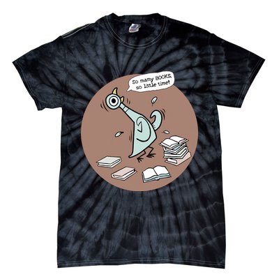 Pigeon So Many Books So Little Time It's Good Day To Read Book Piggie Gerald Tie-Dye T-Shirt