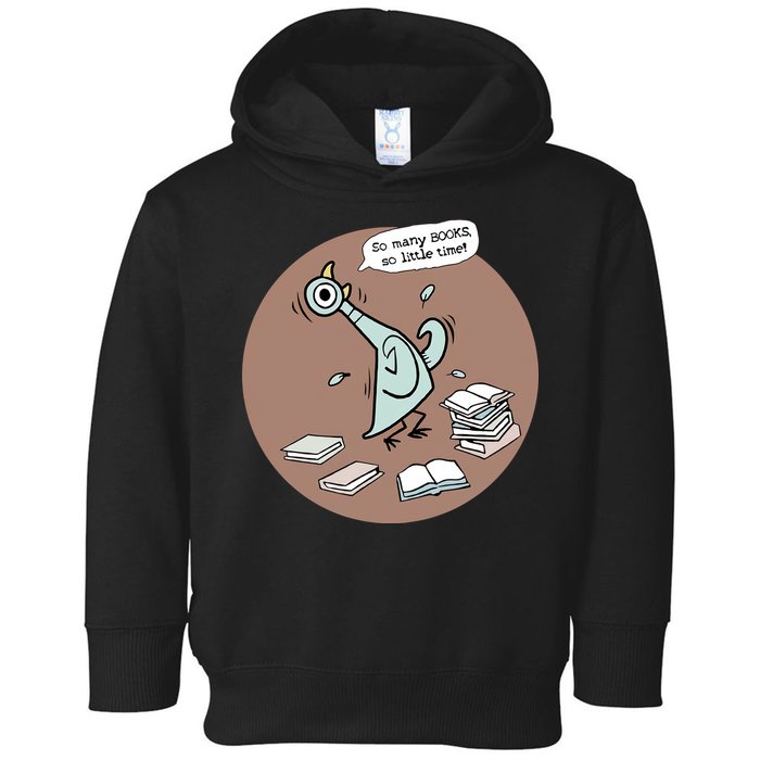 Pigeon So Many Books So Little Time It's Good Day To Read Book Piggie Gerald Toddler Hoodie