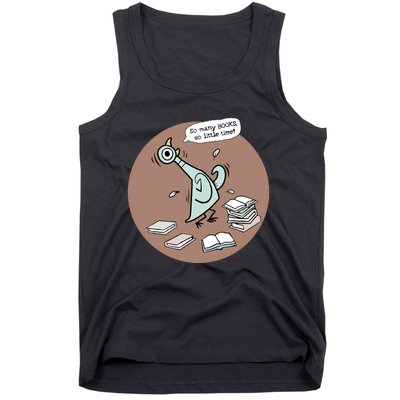 Pigeon So Many Books So Little Time It's Good Day To Read Book Piggie Gerald Tank Top