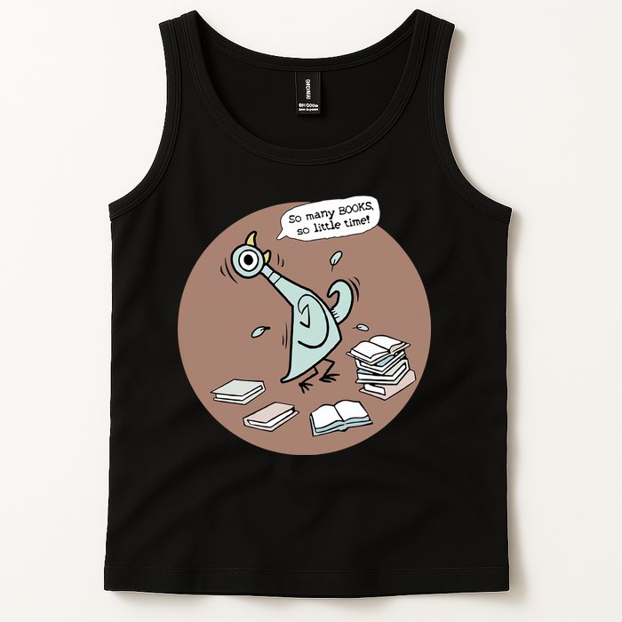 Pigeon So Many Books So Little Time It's Good Day To Read Book Piggie Gerald Tank Top