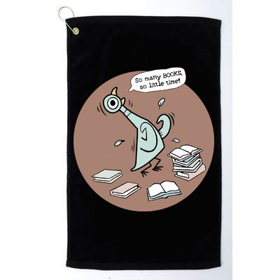 Pigeon So Many Books So Little Time It's Good Day To Read Book Piggie Gerald Golf Towel