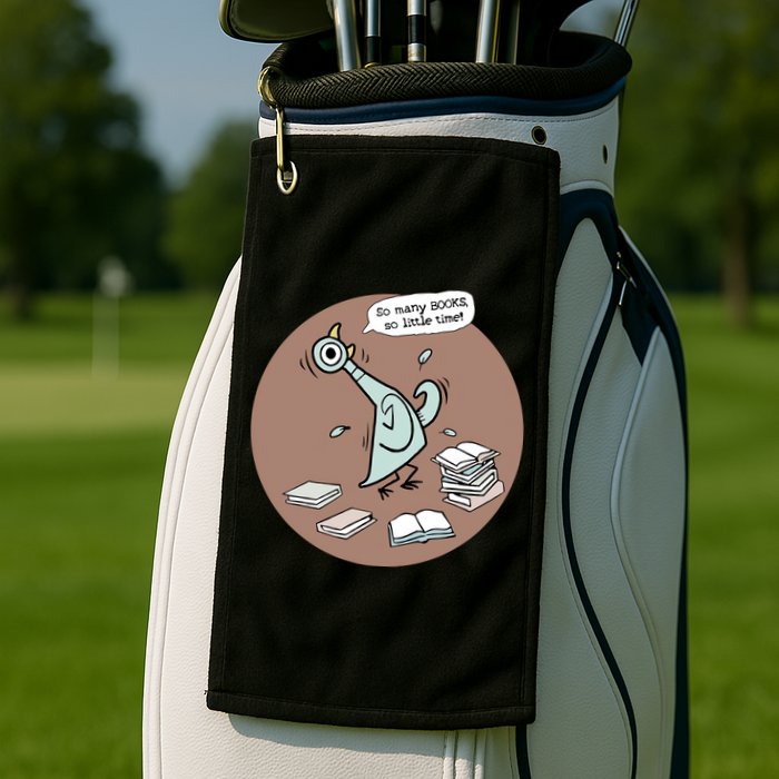 Pigeon So Many Books So Little Time It's Good Day To Read Book Piggie Gerald Golf Towel