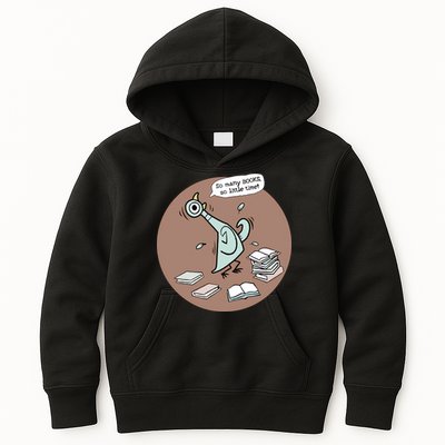 Pigeon So Many Books So Little Time It's Good Day To Read Book Piggie Gerald Kids Hoodie