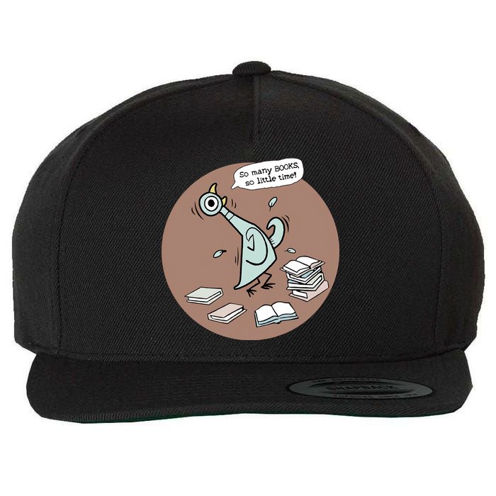 Pigeon So Many Books So Little Time It's Good Day To Read Book Piggie Gerald Wool Snapback Cap