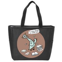 Pigeon So Many Books So Little Time It's Good Day To Read Book Piggie Gerald Zip Tote Bag