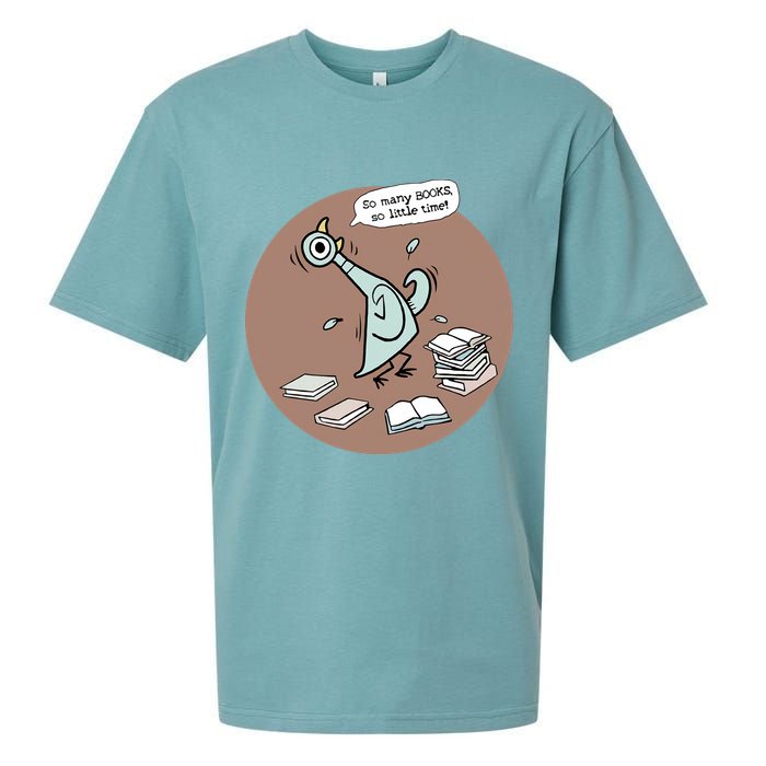 Pigeon So Many Books So Little Time It's Good Day To Read Book Piggie Gerald Sueded Cloud Jersey T-Shirt