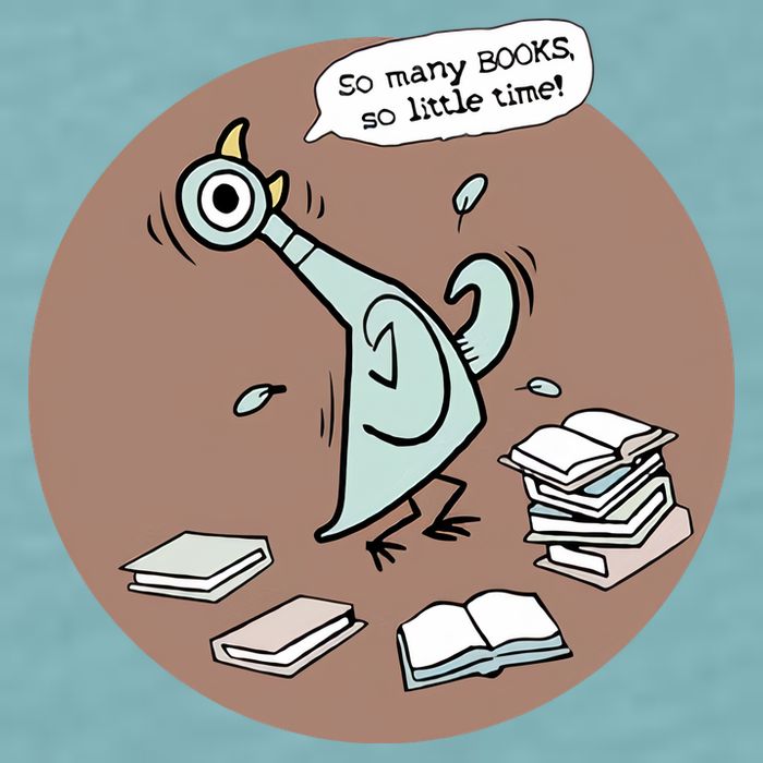 Pigeon So Many Books So Little Time It's Good Day To Read Book Piggie Gerald Sueded Cloud Jersey T-Shirt
