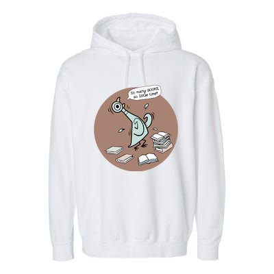 Pigeon So Many Books So Little Time It's Good Day To Read Book Piggie Gerald Garment-Dyed Fleece Hoodie