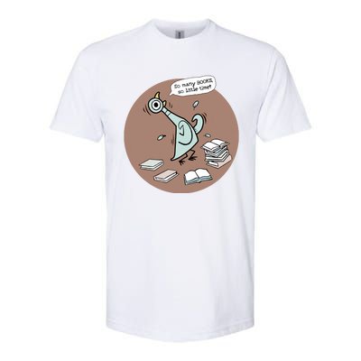 Pigeon So Many Books So Little Time It's Good Day To Read Book Piggie Gerald Softstyle® CVC T-Shirt