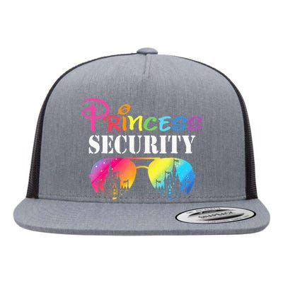 Princess Security Mom Dad Family Birthday Halloween Flat Bill Trucker Hat