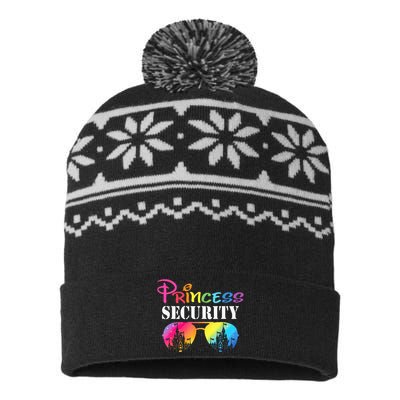 Princess Security Mom Dad Family Birthday Halloween USA-Made Snowflake Beanie