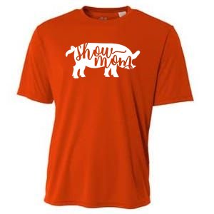 Pig Show Mom Gift Cooling Performance Crew T-Shirt