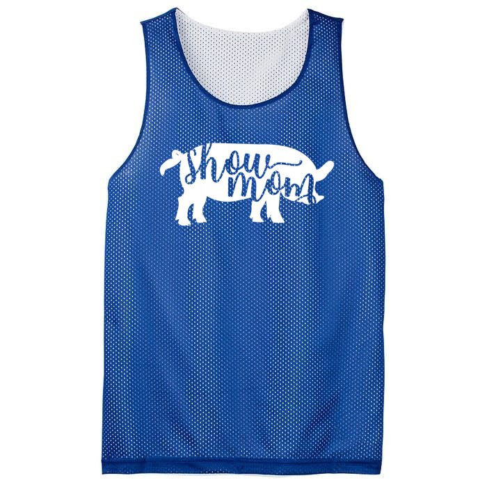 Pig Show Mom Gift Mesh Reversible Basketball Jersey Tank