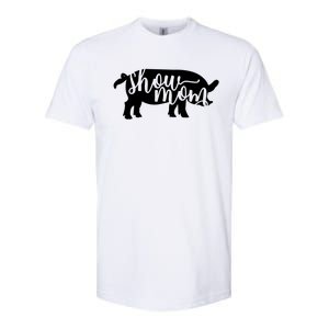 Pig Show Mom Gift Softstyle CVC T-Shirt