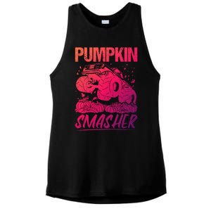 Pumpkin Smasher Monster Truck Pumpkin Halloween Party Great Gift Ladies PosiCharge Tri-Blend Wicking Tank