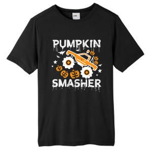 Pumpkin Smasher Monster Truck Halloween Gift Tall Fusion ChromaSoft Performance T-Shirt